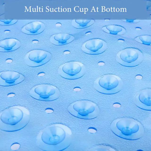 Grand tapis de bain en PVC de dessin animé mignon, antidérapant, pour douche, baignoire, avec ventouse, coussin de Massage doux, pour enfants et personnes âgées 2