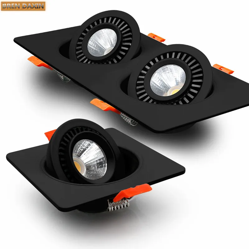 디밍이 가능한 Led 다운 라이트 Led 스포트 라이트 AC85-265 COB 천장 조명 거실 침실 주방 인테리어 조명