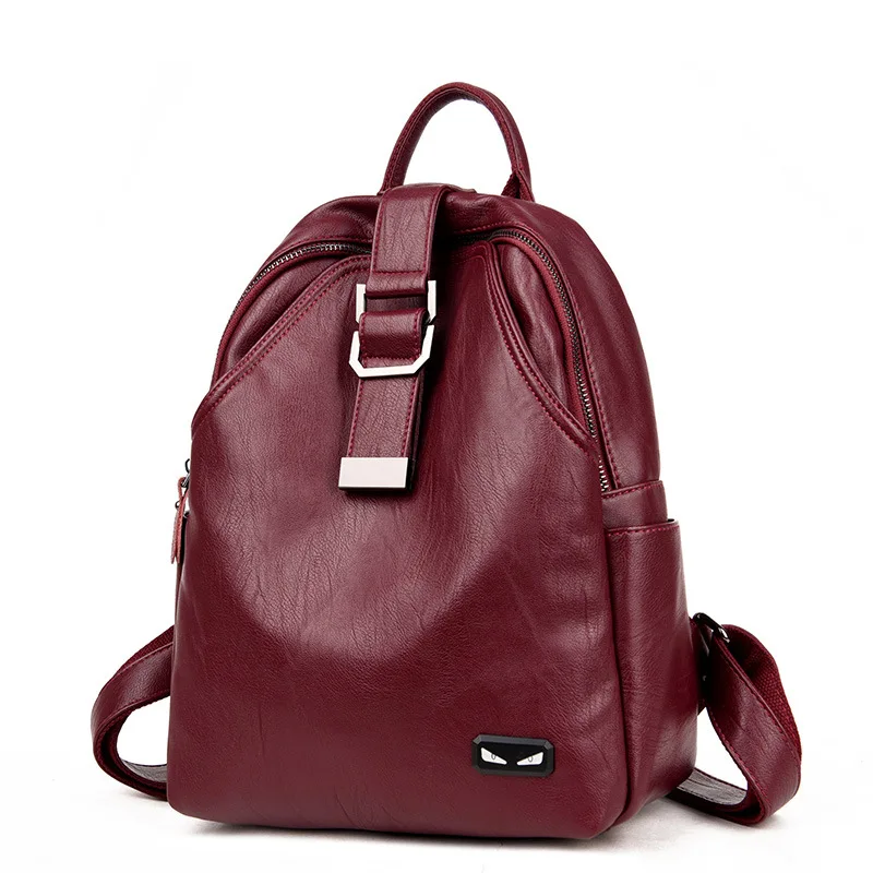 

Soft-faced PU leather monster pattern in shoulder bag lady bag