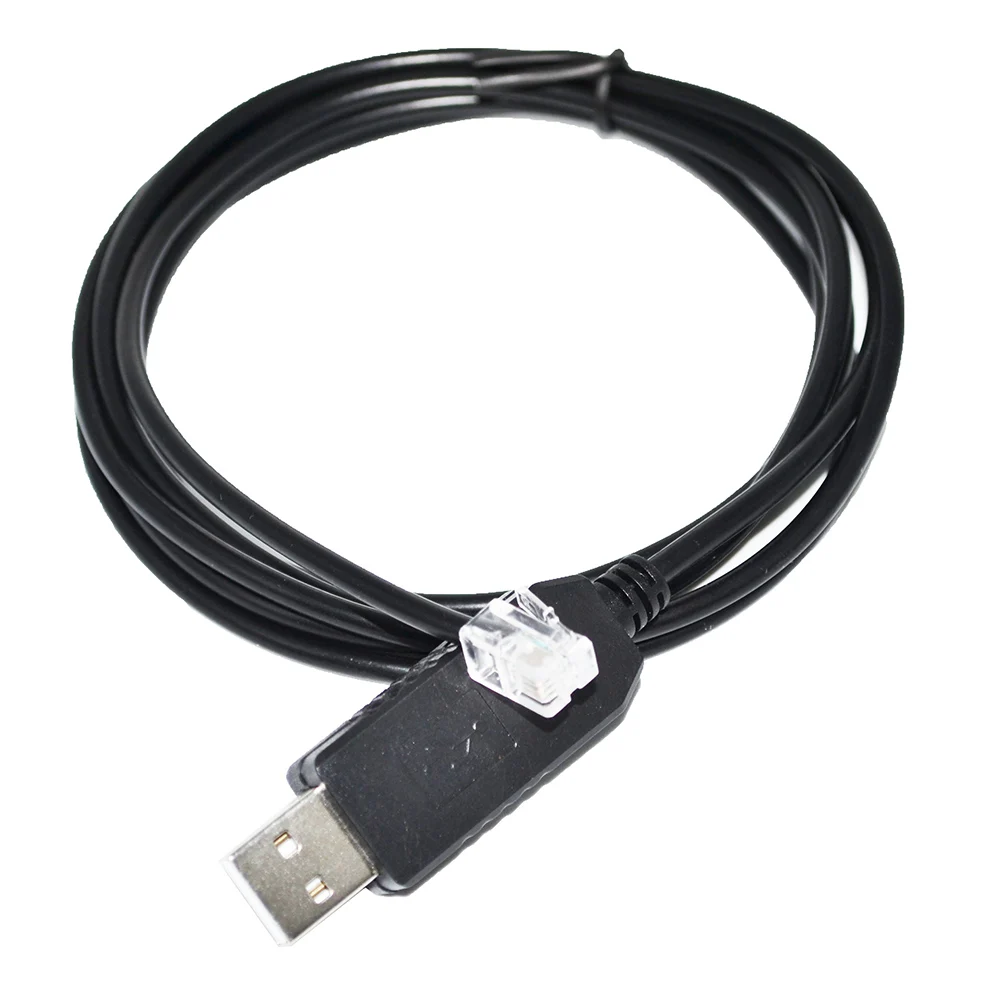 RS232 USB TO RJ9 RJ11 4P4C PLUG SERIAL COMMUNICATION DEBUG CABLE FOR