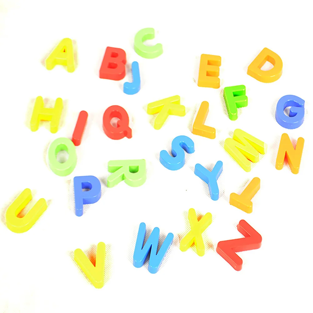  3D Kids Letters And Numbers Magnetic Toy Fridge Magnets Early Education Stickers Plastic Teaching A - 4000099898238