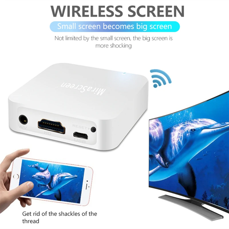 

X7 dongle TV Stick Wifi Display Receiver Wireless Wifi Car With Screen Device Av+Hdmi Dual Interface For Windows Andriod TVS