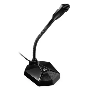 

Gaming Microphone USB 3.5mm Recording Chatting Mic for Desktop PC Computer