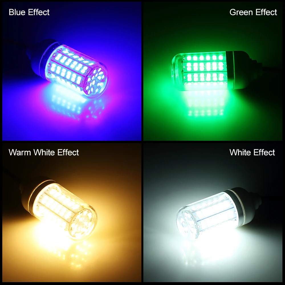 12V 15W для подводной охоты привлекают светильник светодиодный рыбы поиск Системы с