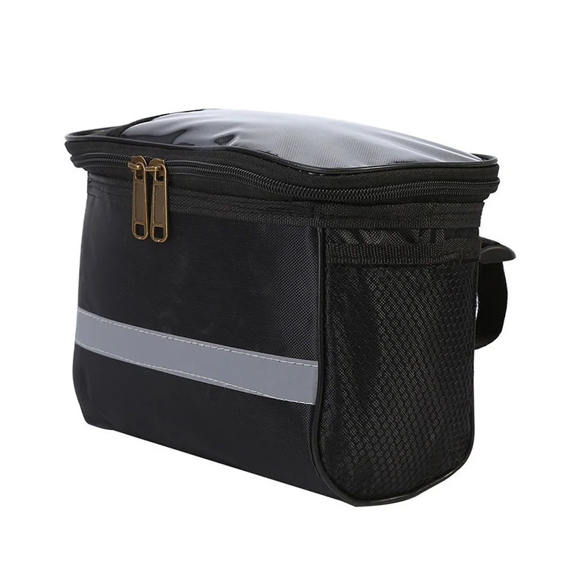 Bike Hiking MTB Front Frame Waterproof Riding Cycling Handlebar Bag Bicycle Tube Pocket Pack Travel Basket Waist | Спорт и