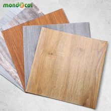 Waterproof Wooden Grain Floor Sticker Simulation Marble Ceramic Self Adhesive Wall Ground Tile Stickers PVC Wallpaper Decoration