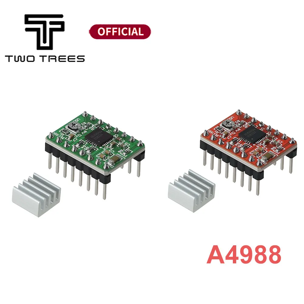 Детали для 3D-принтера Twotrees Reprap A4988 модуль драйвера шагового двигателя с