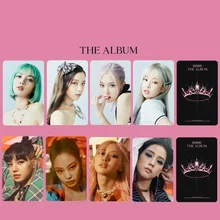 

4pcs/set KPOP Group BP Photocard New Album THE ALBUM Picture Photo Cards LOMO Card for Fans Gift