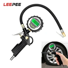 Vehicle-Tester Inflator-Gauge Tire Air-Pressure Digital Manometer Lcd-Display Car LED