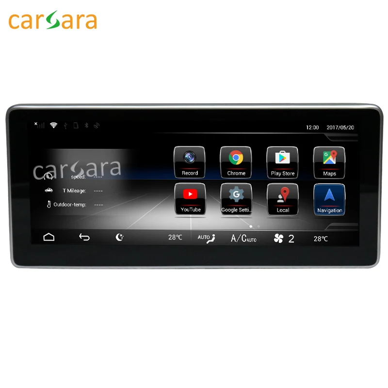 10 25 &quotAndroid монитор для Benz C Class W204 facelift 2011 до 2014 63 Coupe сенсорный экран GPS навигация
