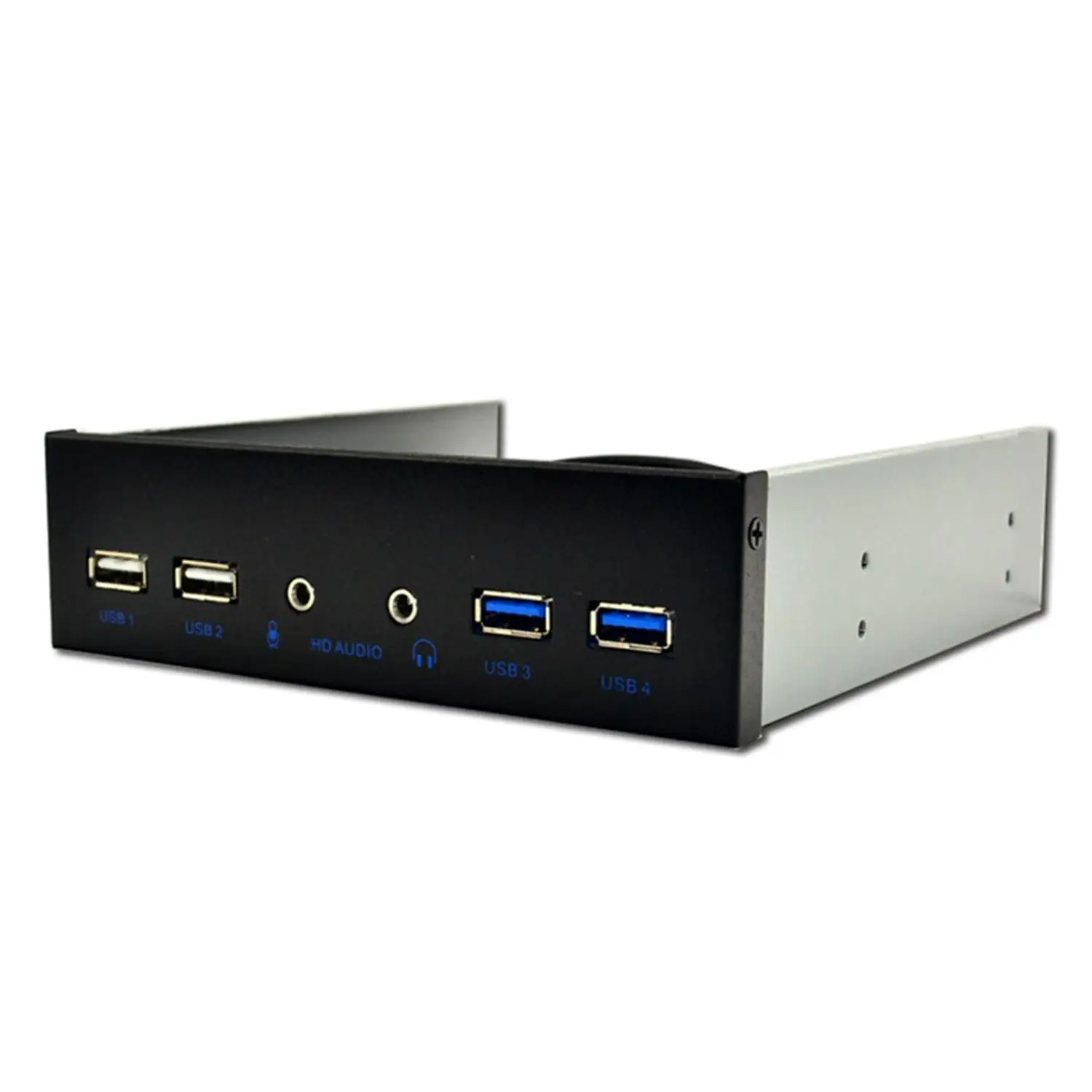 5.25 Inch Desktop Pc Case Internal Front Panel Usb Hub 2 Ports Usb 3.0 And 2 Ports Usb 2.0 With