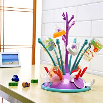 

Infant Bottle Drain Rack Multifunctional Antibacterial Portable Baby Bottle Storage Drying Racks