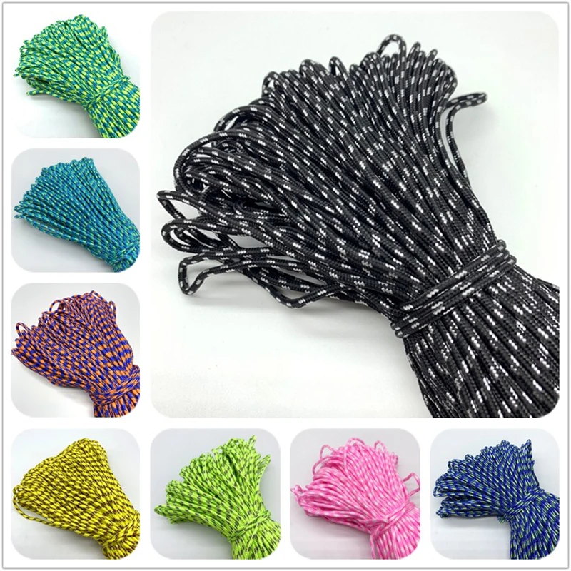 Nylon Cord 10yards/Lot 3mm Cord Rope Parachute Lanyard Rope Climbing Camping Survival Equipment Paracord Bracelet Mask Lanyards