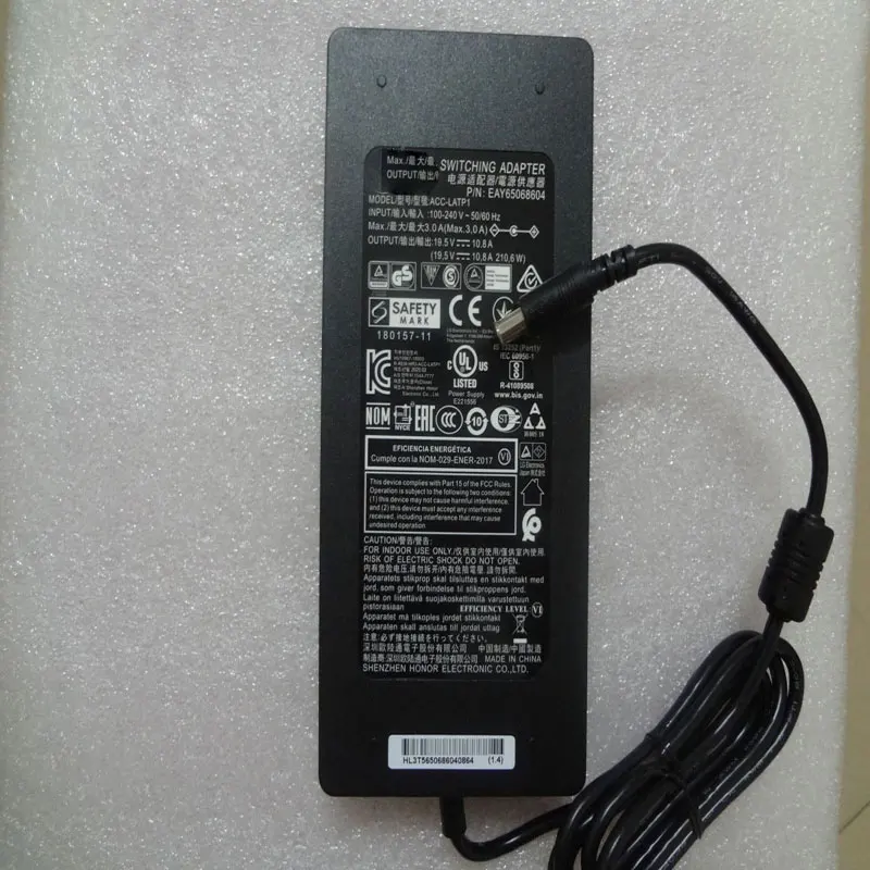 

Новинка OEM, тонкий адаптер переменного тока 19,5 в 210 А Вт для LG 32UN880-B, монитор компьютера
