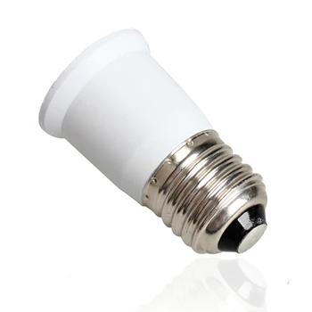 

E27 to E27 Extension Base CLF LED Light Bulb Lamp Adapter Socket Converter THIN889