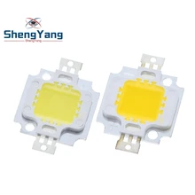 10 шт./лот 10 Вт светодиодный чип лампа 10 Вт светодиодный 900lm светильник белый/теплый белый высокой мощности 20* 48mli чип для прожектора