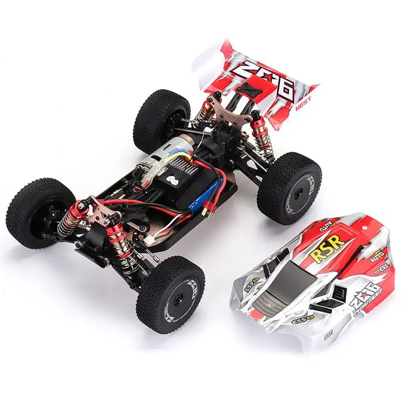 Cena Wltoys 144001 114 RC samochód 2.4G 4WD sterowanie radiowe samochód High Speed 60 km h wyścigi Crawler RC samochód modele zabawki dla dzieci