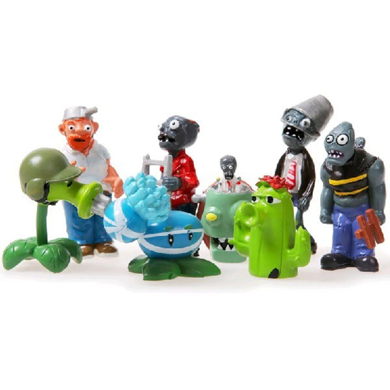 8 шт./лот с изображением героев Plants vs Zombies игры РПЗ Игрушки для растений и Зомби