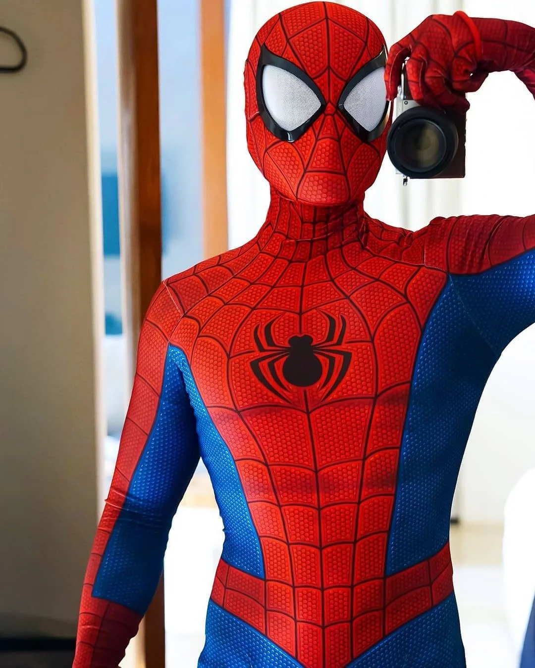 Ps5 Peter Parker Spiderman Advanced Suit Spider Cosplay Superhero Spandex Zentai Body Spidey Boy Outfit Costume Di Halloween