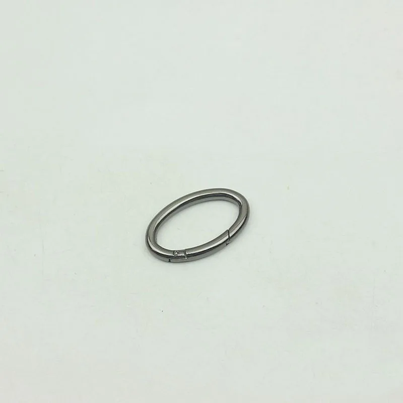 20pcs 38mm Metal Oval Spring O Ring Buckles Openable Keyring Dog Snap Trigger Clasp Clip Bag Belt Leather Craft DIY Bag Parts