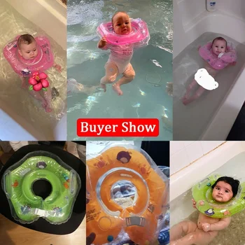 

Float Circle for Bathing Floating Swimming Baby Accessories Neck Ring Tube Safety Infant Float Circle for Bathing Inflatable