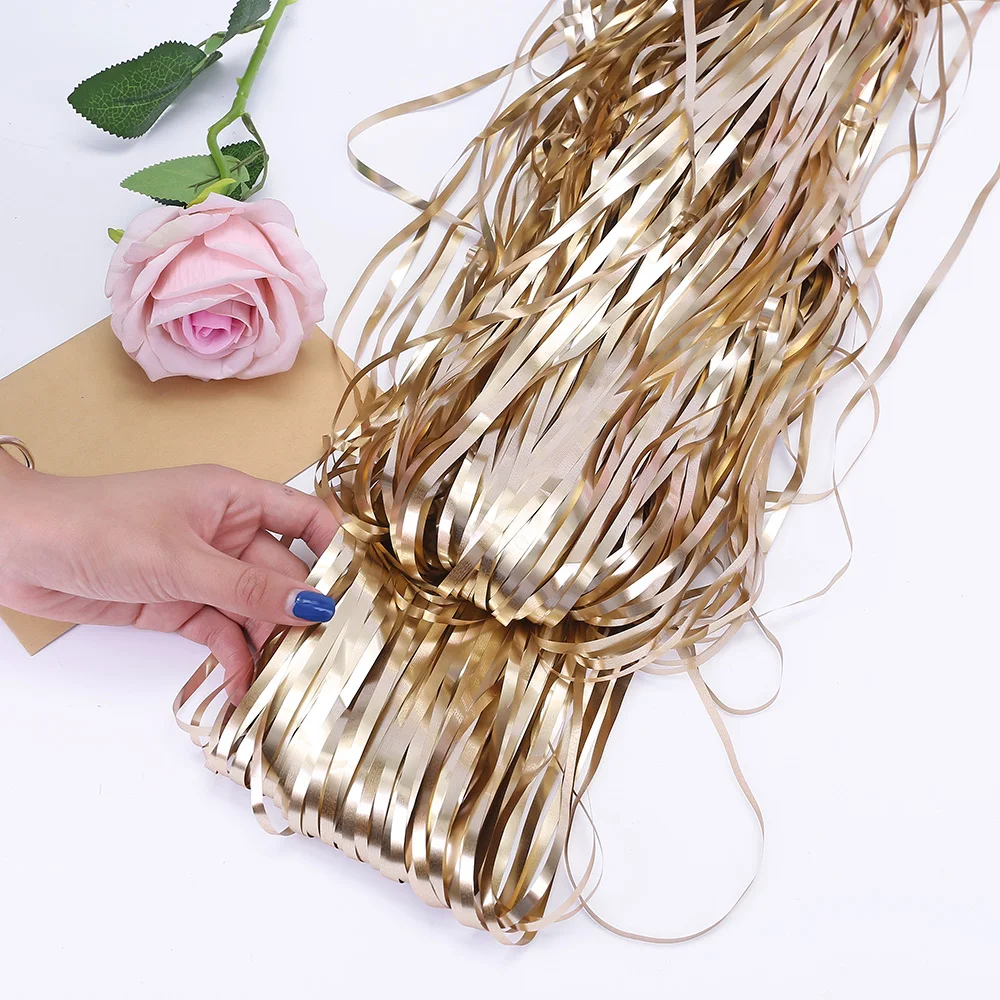 Matte Foil Tassel Fringe Curtain for Celebrations and Events