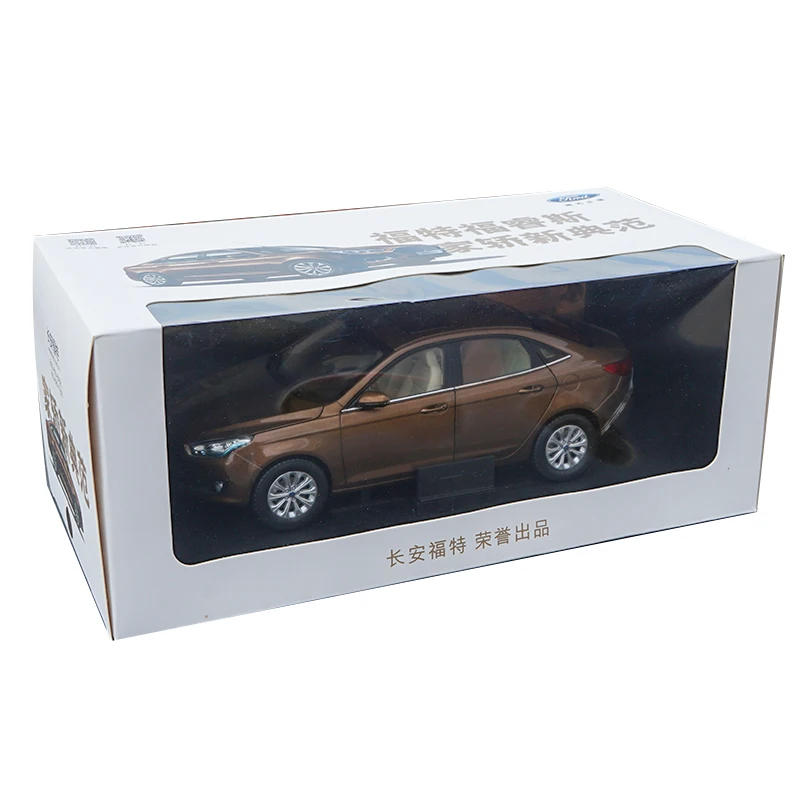 1/18 масштаб Ford ESCORT коричневая литая модель автомобиля с небольшим подарком