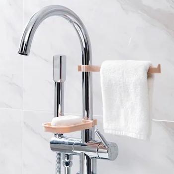 

Multi-Purpose Single Layer Wash Dishes Pool Storage Kitchen Washing Basin on Water Draining Storage Shelf Storage Tap Table-boar