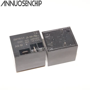 

5pcs ZD4115K-S-A-12VDC-A4-M A group of normally open 4 feet 30A relay