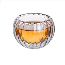 Двухслойная стеклянная чашка креативные прозрачные термостойкие чайные кружки практичная чайная посуда кофейная кружка молочные чашки чайная чашка