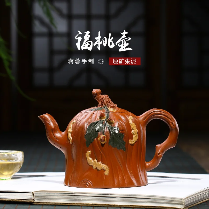 

Handmade purple clay teapot tea infuser tea set authentic yixing pot Chinese kungfu zisha teapot for tea brewing