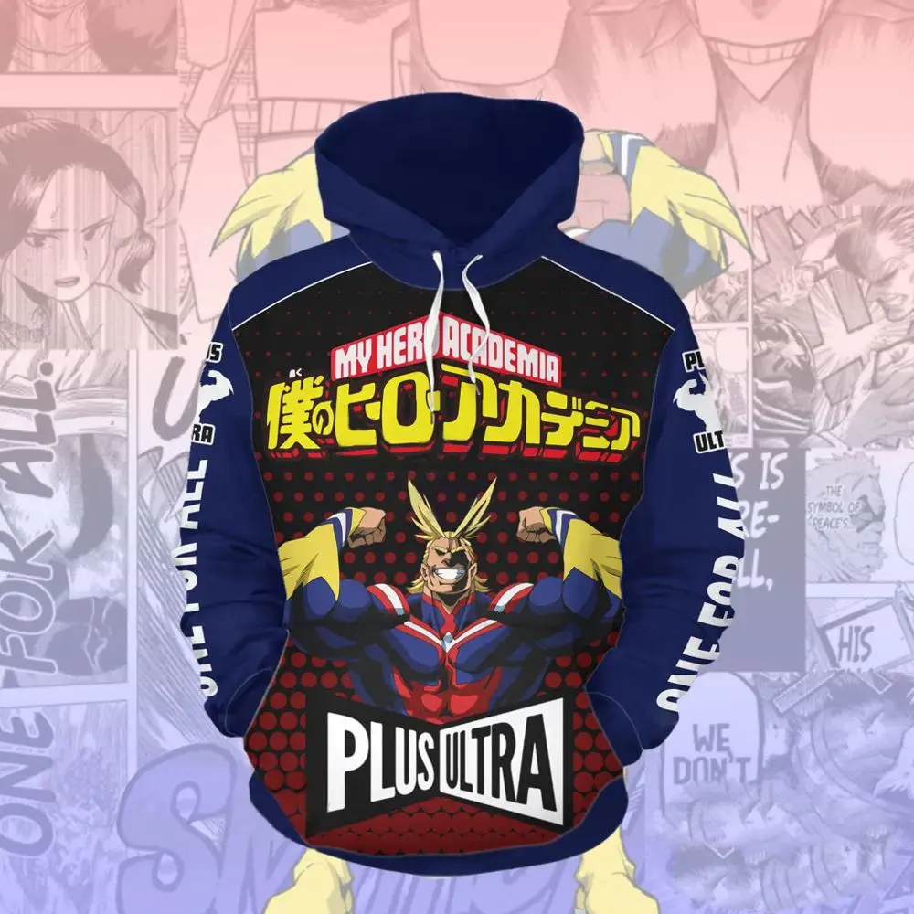 Мой герой Academy All Might капюшон для косплея No hero Academy костюмы супергероя Спортивная Толстовка школьная форма косплей