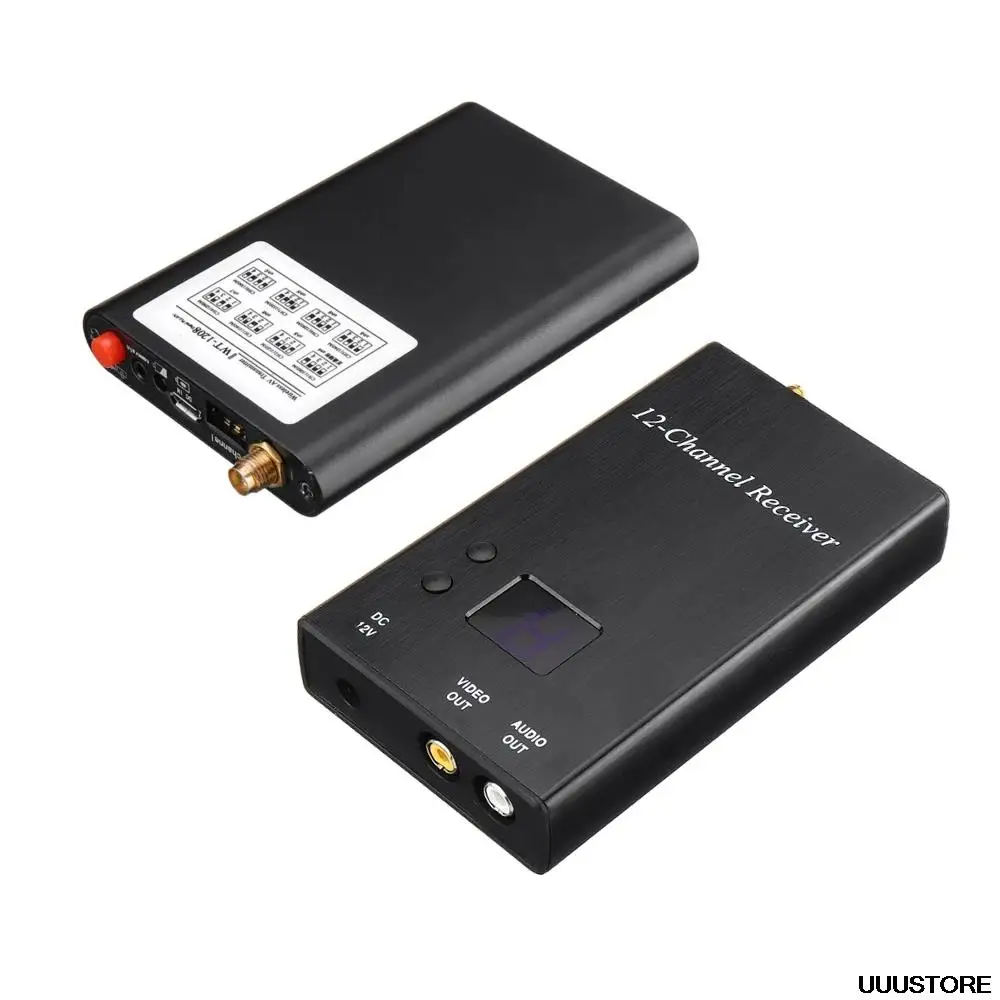 1 3G 2 Ghz/1 3 Ghz 8CH 1W беспроводной аудио видео передатчик приемник Combo встроенный 3000mAh