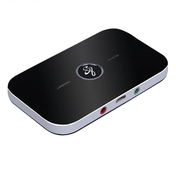 

3.5mm 2in 1 Wireless B6 Bluetooth Audio Transmitter Receiver A2DP Built-in 600mAh Li-polymer battery for TV Stereo Audio Adapter