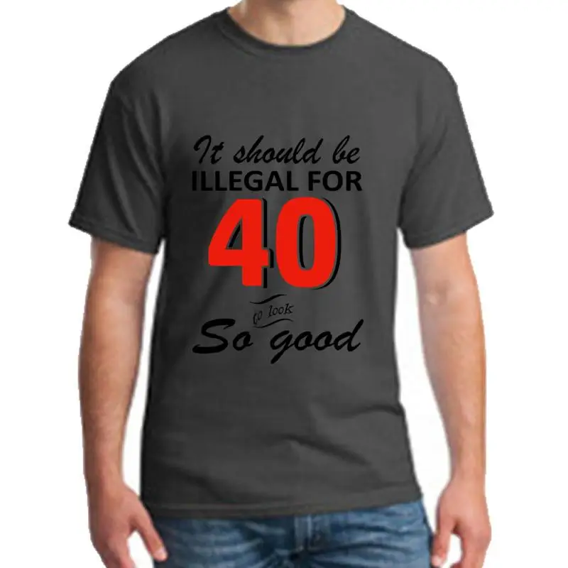 

printed Funny 40th Year Old Birthday Designs t shirt XXXL 4Xl 113XL Novelty astroworld Leisure homme tshirts