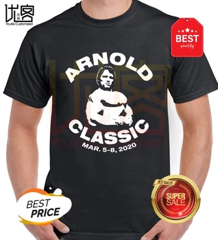 

Arnold classic Mar 5-8 2020 Hoodie men's women's 100% cotton short sleeves tops tee printed Crewneck casual t-shirt