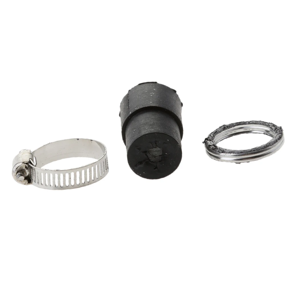 Motor Exhaust Muffler Pipe Gasket Rubber Seal Clamp for Yamaha Peewee50 PW50