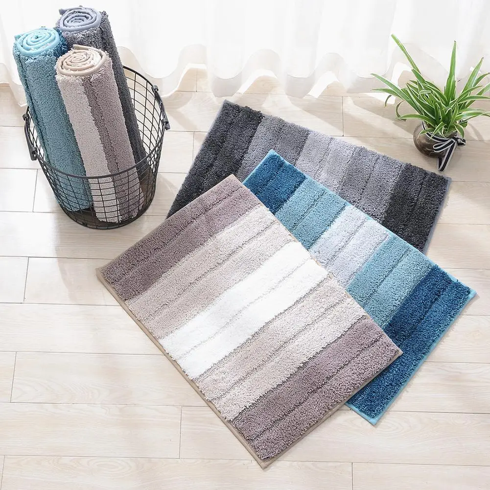 Нескользящий коврик для ванной коврик для душа из микрофибры Коврик для ванны Впитывающий Коврик для ванны для ванная комната в машине моющийся в продаже