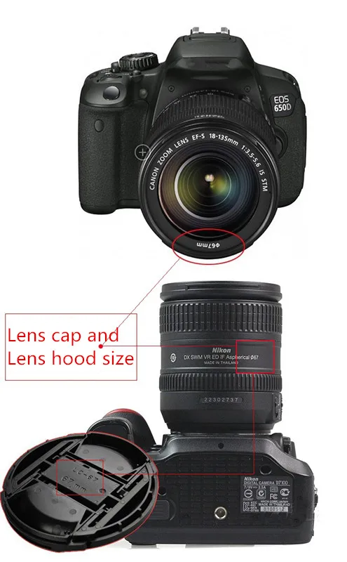 37 39 40,5 43 46 49 52 55 58 мм квадратной формы бленда объектива для Fuji Nikon микро одна камера подарок крышка объектива