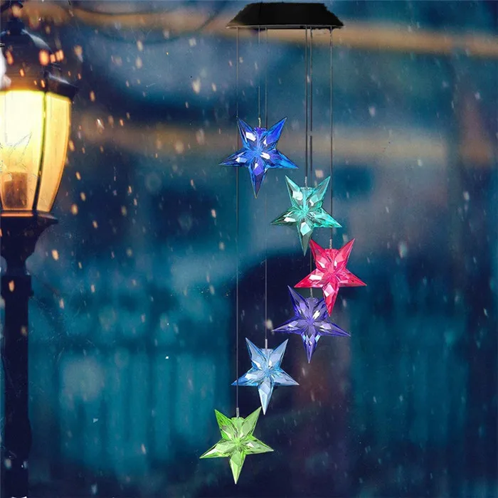 Solar Mobile Wind Chime 6