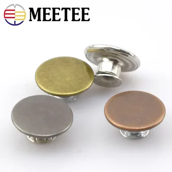 

Meetee 50set Fashion Metal Jeans Button Shank Snap Button Fastener Press Stud for Cowboy Shirt Pants Sewing Craft Accessory D2-3