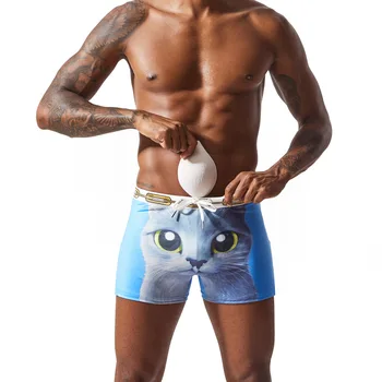 

Mens Swimwear Underwear Boy Swim Suits Boxer Shorts Swim Trunks Men Swimsuit Surf Boxers Printing Beach Boxers Shorts
