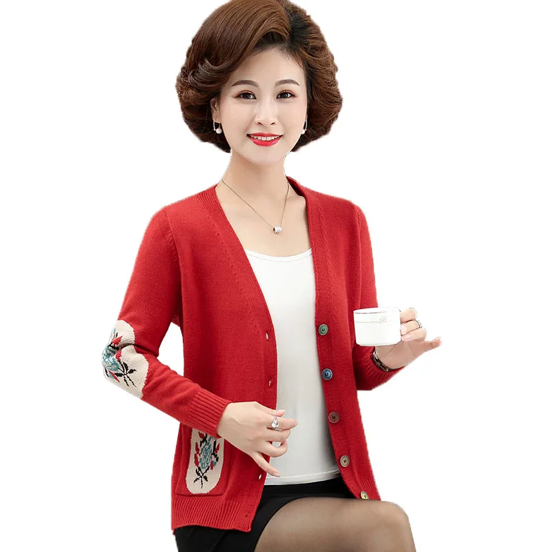 

Women's short Knitted Sweater Cardigan Korean 2022 New Casual Loose V-neck Knit Sweater Female fashion elegant cardigan Top R323