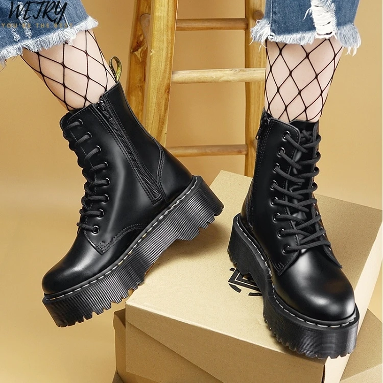 Platform-Martin-Boots-Women-Shoes-2019-New-Genuine-Leather-Ankle-Boots-Women-Punk-Shoes-Thick-Bottom