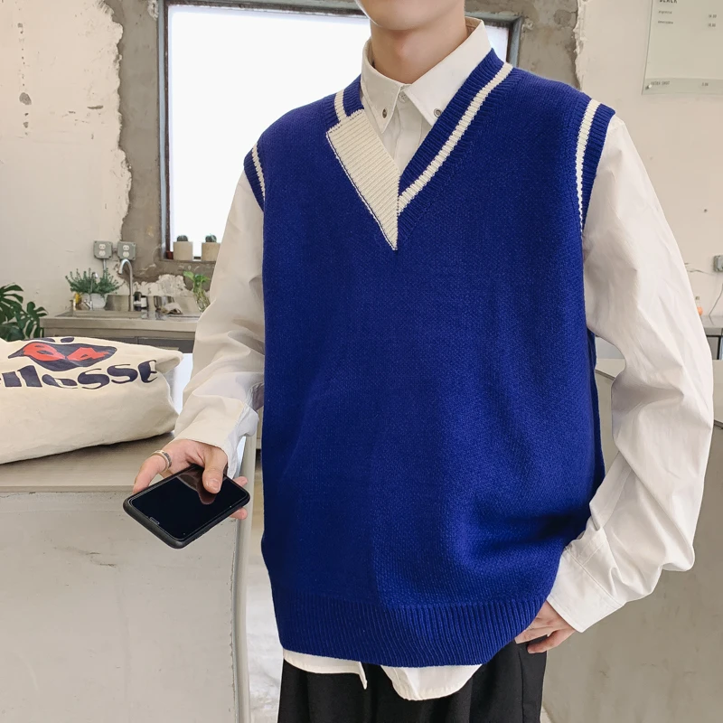 sweater vest mens fashion