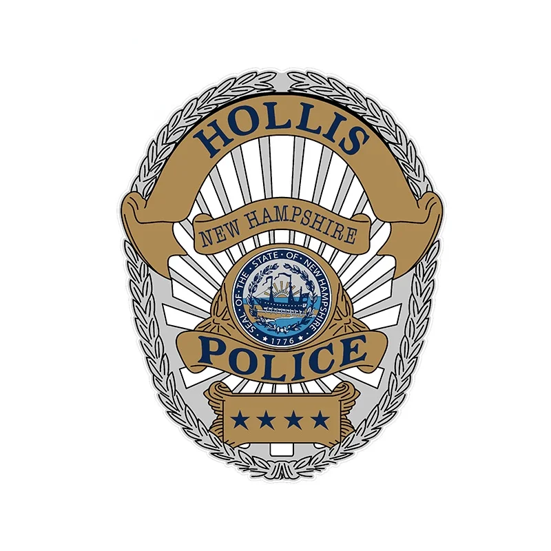 13Cm X 10.3Cm Per Adesivi E Decalcomanie Per Auto Della Polizia Snowboard Creativo Decorazione Antigraffio Per Finestre