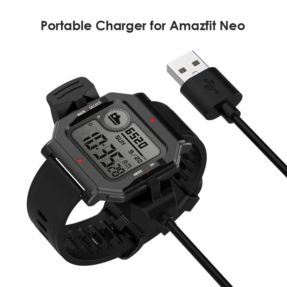 1m Fast USB Charging Cable Smart Watch Charger Device for Huami Amazfit