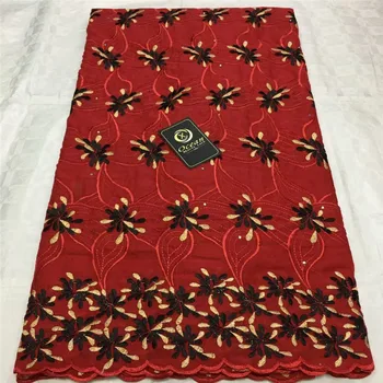 

Nigerian Lace Fabric Latest African Lace Fabric 2020 High Quality Cotton Swiss Voile Lace In Switzerland With Stones L83-10