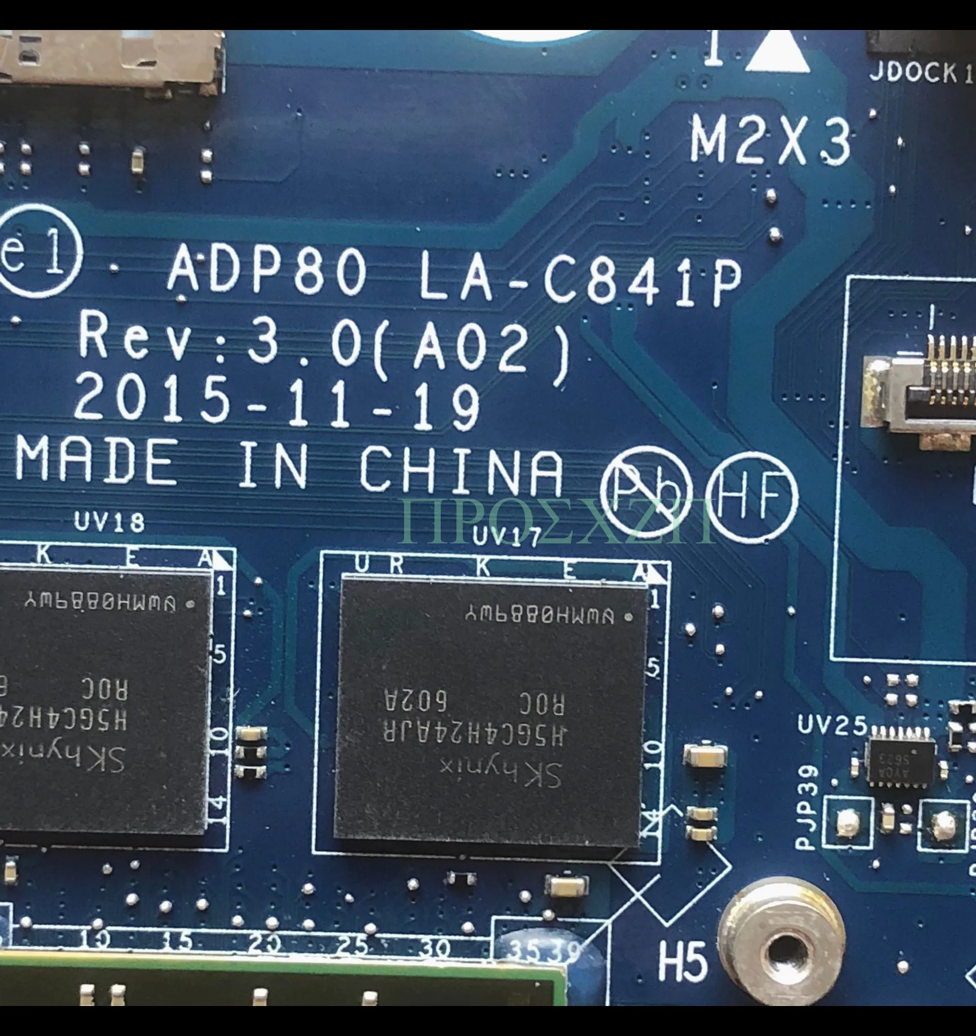 Mainboard For DELL Latitude E5570 Laptop Motherboard ADP80 LA