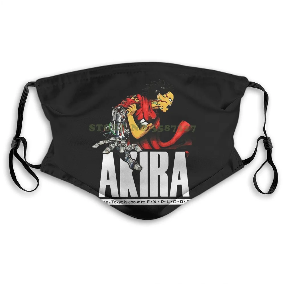 Стильные дизайнерские синие мужские Маски Аниме Akira по цене моющиеся сделай сам |
